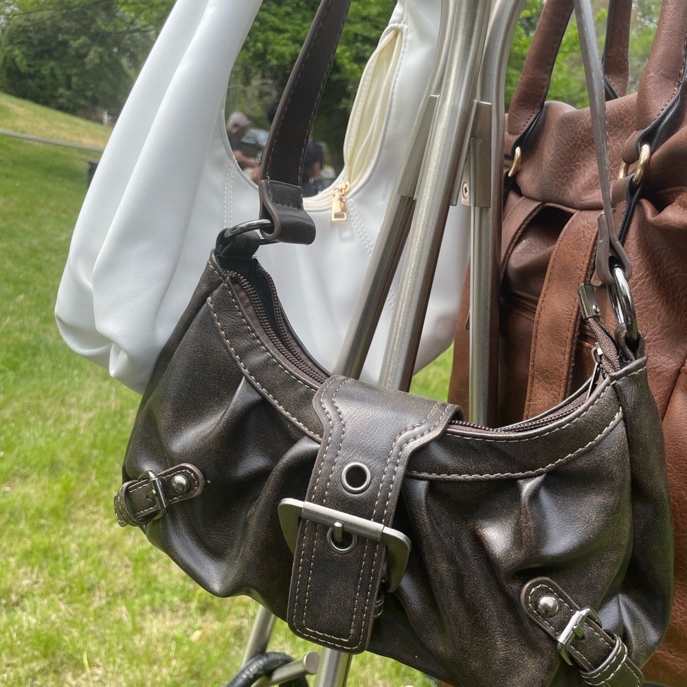 Elegant Brown Leather Women's Bag